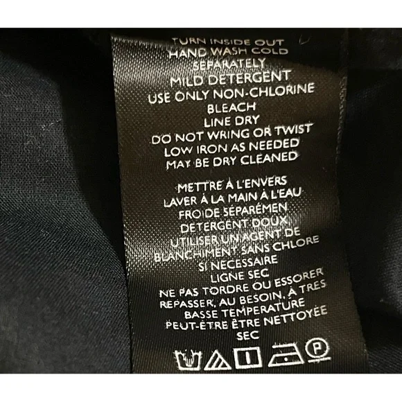 Anthropologie Embroidered Lace Skirt Black NWT Size XL - Picture 7 of 12